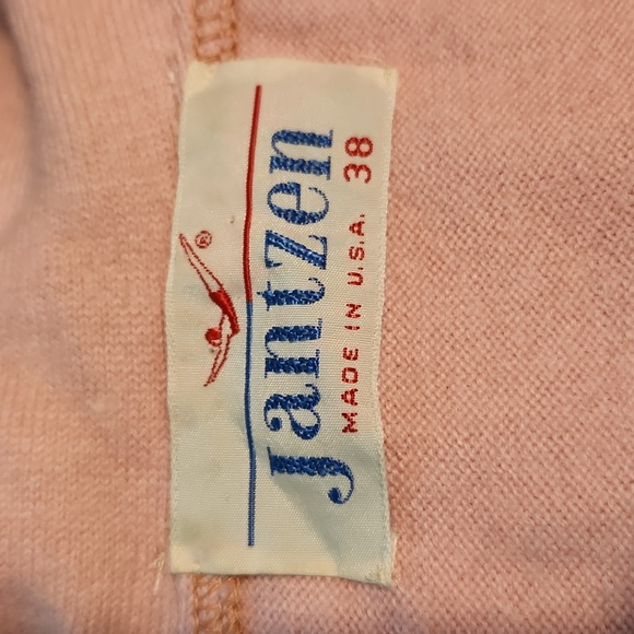 Jantzen womens sweater with crochetes sleeves size 38 - Picture 9 of 10